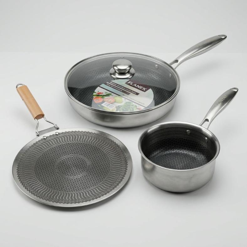 Laser-Etched Honeycomb Cookware Series